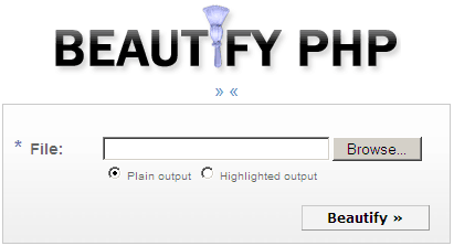 Beautify PHP Code